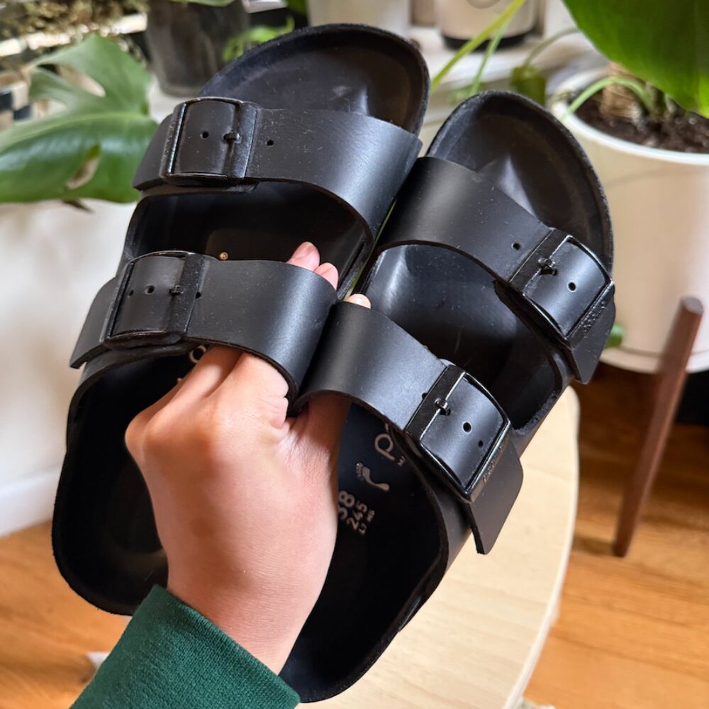 Papillio by Birkenstock Arizona Flex Exquisite Platform Sandal (Size 7.5-8)